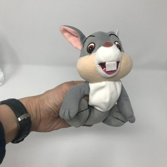 Vintage Bambi Thumper Bunny Rabbit Beanie Baby Plush Stuffed Animal - Picture 5 of 5